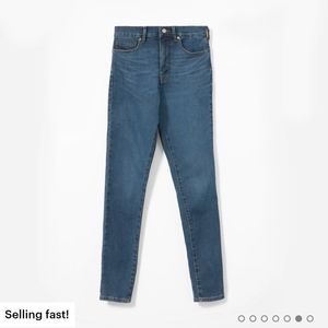 Everlane Authentic Stretch High Rise Skinny Jean size 30 Tall